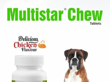 Multistar chew tablet (30tablets) for dogs and cats Online now