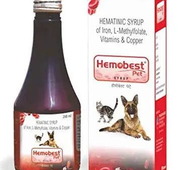 TTK Hemobest Pet Iron and Vitamin Syrup for Dogs and Cats - 200ml For Discount