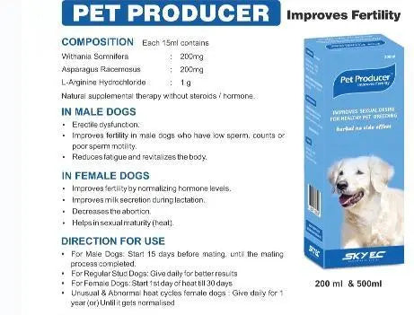 Skyec pet producer syrup for dogs 200ml For Cheap