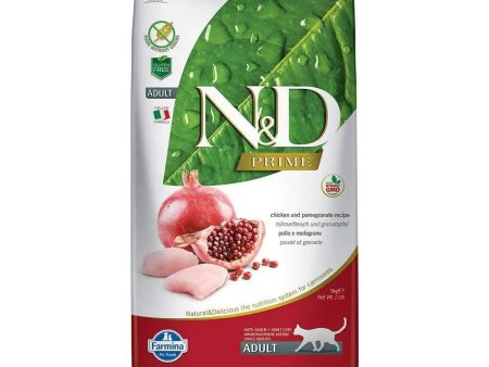 Farmina N&D Grain Free Chicken and Pomegranate Adult Cat Food neutered 5 kg Online Sale