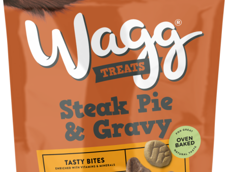 Wagg Dog Treats Steak Pie & Gravy Tasty Bites on Sale