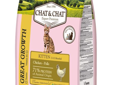 GHEDA- Chat & Chat Expert Premium Great Growth Kitten Food (1-12months) 2kg Discount