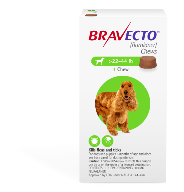 BRAVECTO CHEWABLE TABLET FOR TICKS AND FLEAS Online Sale