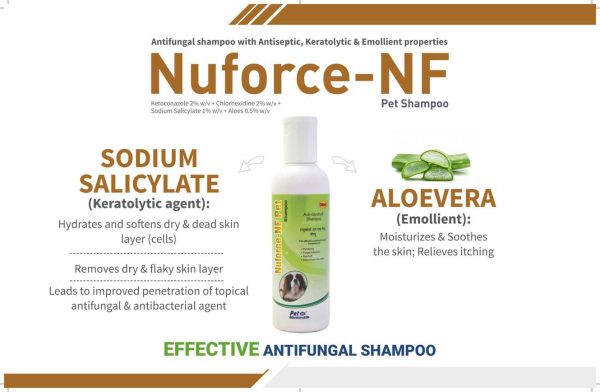 Nuforce Nf pet shampoo pack of 2 200ml on Sale