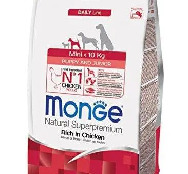 Monge Daily Line - Mini Puppy & Junior with Chicken 3 kg Sale