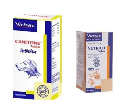 Virbac Nutrition Canitone 30 Tablets With Virbac  Nutrich 60 Tablets Cheap