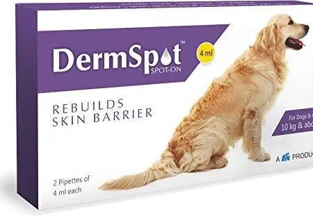 DERMSPOT SPOT-ON 4ML for Dogs & Cats (4 PIPETTES of 4ML) Hot on Sale