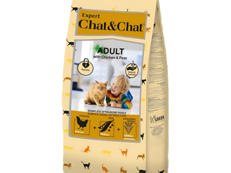 GHEDA- Chat & Chat Adult Cat Food With Chicken & Peas 2kg Online