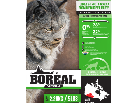 Boreal Turkey & Trout Cat Food All Life Stages Sale