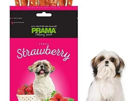 Prama Strawberry Dog Treats, 70 Grams pack of2 For Cheap