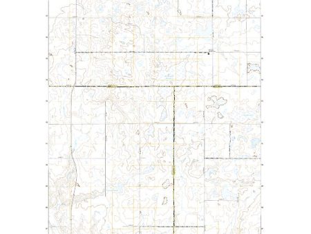 USGS US Topo 7.5-minute map for Mittelstedt Slough SD 2021 on Sale