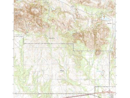 US Topo 7.5-minute map for Quanah Mountain OK Online now