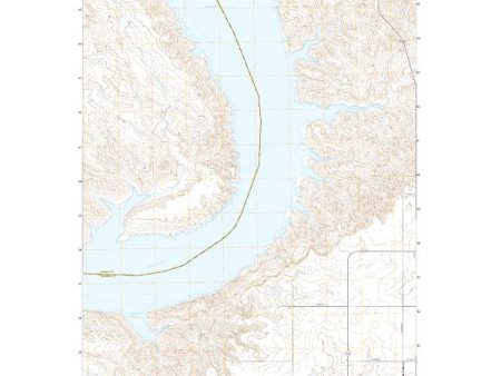 USGS US Topo 7.5-minute map for Mobridge NE SD 2021 on Sale