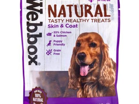 Webbox Natural Skin & Coat Grain-Free Dog Treats 120g Discount