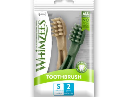 Whimzees Toothbrush Small Natural Dental Dog Treat Trial Pack 2ct For Cheap