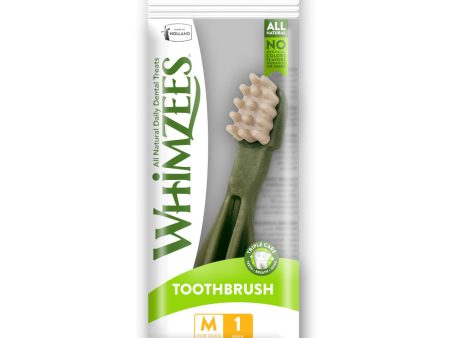 Whimzees Toothbrush Medium Natural Dental Dog Treats Trial Pack 1ct Sale