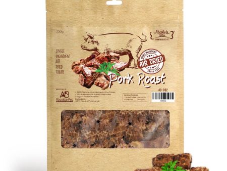 35% OFF: Absolute Bites Air Dried Pork Roast Dog Treats 250g Fashion