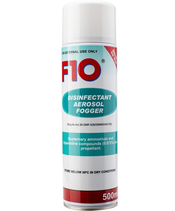 10% OFF: F10 Disinfectant Aerosol Fogger 500ml Online Sale