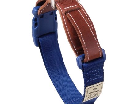 Sputnik Nylon Dog Collar (Blue) For Discount