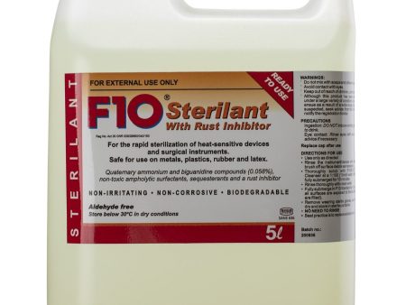 F10 Sterilant with Rust Inhibitor for Pets 5L Cheap