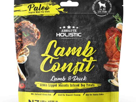 Absolute Holistic Air Dried Lamb Confit Lamb & Duck Dog Treats 100g Fashion